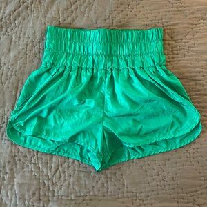 FP Free People Movement The Way Home Shorts Women's Green High-Waisted Athletic